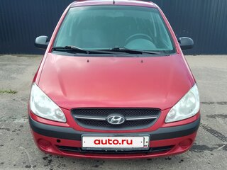 2008 Hyundai Getz I Рестайлинг, красный, 315000 рублей, вид 1