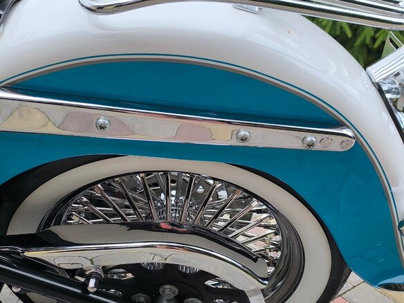 2015 Harley-Davidson Softail Deluxe, голубой, 1100000 рублей - вид 27