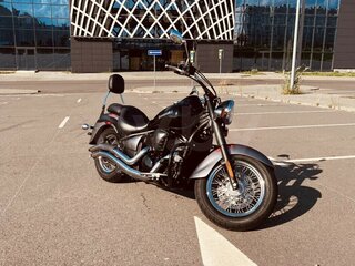 2013 Kawasaki VN900 Vulcan, чёрный, 640630 рублей, вид 1