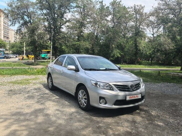 2013 Toyota Corolla X (E140, E150) Рестайлинг, серый, 970000 рублей - вид 2