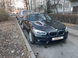 2016 BMW 1 серии 118i II (F20/F21) Рестайлинг, чёрный, 1600000 рублей, вид 2