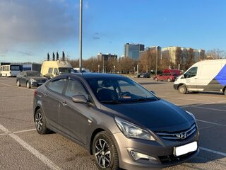 2014 Hyundai Solaris I Рестайлинг, серый, 1100000 рублей, вид 4