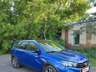 2021 Lada (ВАЗ) Vesta SW Cross I, синий, 1450000 рублей, вид 2