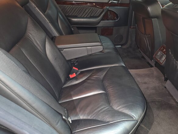 1997 Mercedes-Benz S-Класс 500 Long III (W140) Рестайлинг, чёрный, 7300000 рублей - вид 35