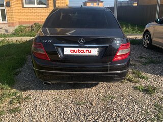 2007 Mercedes-Benz C-Класс 220 III (W204), чёрный, 950000 рублей, вид 3