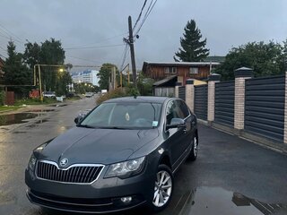 2014 Skoda Superb DSG II Рестайлинг, серый, 1150000 рублей, вид 1