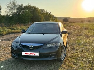 2006 Mazda 6 I (GG) Рестайлинг, чёрный, 590000 рублей, вид 3