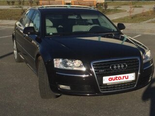 2008 Audi A8 Long II (D3) Рестайлинг 2, коричневый, 850000 рублей, вид 3