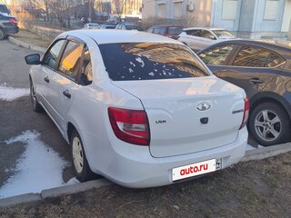2017 Lada (ВАЗ) Granta I, белый, 565000 рублей, вид 2