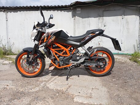 2014 KTM 390 Duke, белый, 500000 рублей, вид 2
