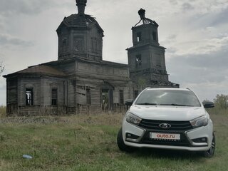 2019 Lada (ВАЗ) Vesta SW I, белый, 950000 рублей, вид 3