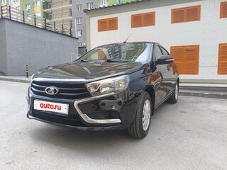 2016 Lada (ВАЗ) Vesta I, чёрный, 749000 рублей, вид 1