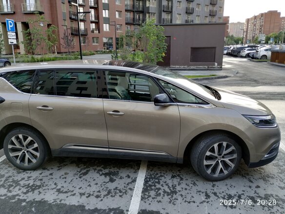 2018 Renault Espace V, жёлтый, 1765000 рублей - вид 7