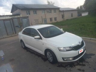 2017 Skoda Rapid I Рестайлинг, белый, 545000 рублей, вид 3