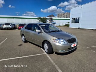 2001 Toyota Corolla IX (E120, E130), золотистый, 423000 рублей, вид 3