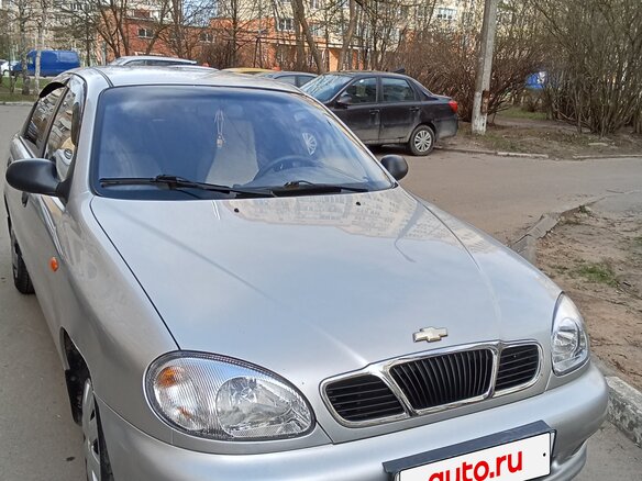 2005 Chevrolet Lanos I, серебристый, 330000 рублей - вид 1