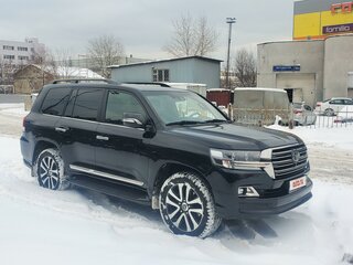 2018 Toyota Land Cruiser 200 Series Рестайлинг 2, чёрный, 7850000 рублей, вид 3