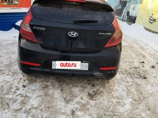 2015 Hyundai Solaris I Рестайлинг, чёрный, 650000 рублей, вид 4