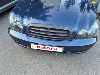 2007 Hyundai Sonata ТагАЗ IV (EF) Рестайлинг, синий, 430000 рублей, вид 2