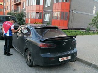 2007 Mitsubishi Lancer X, чёрный, 450000 рублей, вид 3