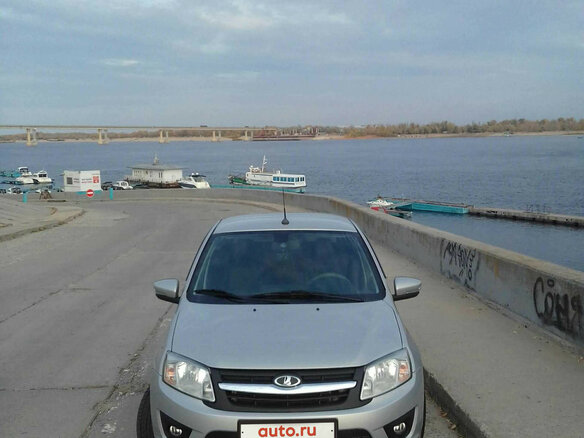 2016 Lada (ВАЗ) Granta I, серебристый - вид 2