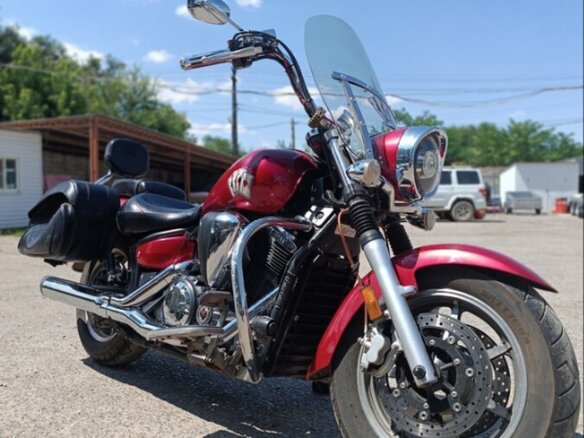 2008 Yamaha XVS1300, пурпурный, 600000 рублей - вид 1