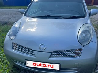 2003 Nissan March III (K12), серебристый, 375000 рублей, вид 2