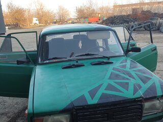 1996 Lada (ВАЗ) 2107, зелёный, 140000 рублей, вид 2
