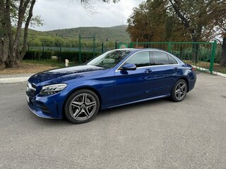 2019 Mercedes-Benz C-Класс 180 IV (W205) Рестайлинг, синий, 3350000 рублей, вид 5