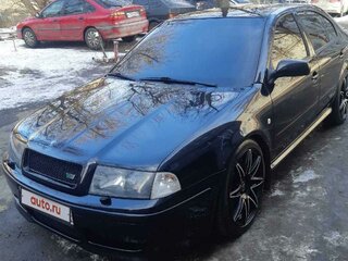 2002 Skoda Octavia RS I, чёрный, 800000 рублей, вид 1