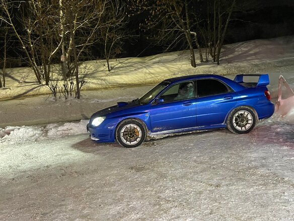 2006 Subaru Impreza WRX II Рестайлинг 2, синий, 1000000 рублей - вид 7
