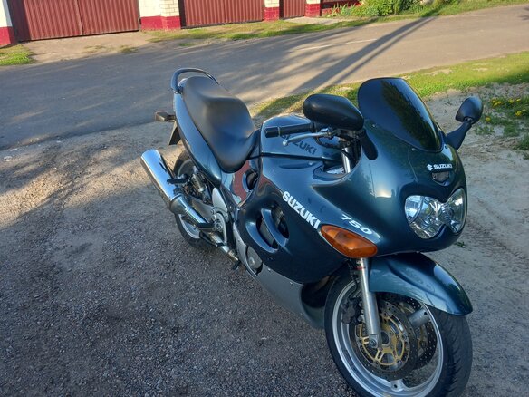 2000 Suzuki GSX 750F Katana, серый, 350000 рублей