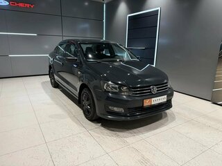 2015 Volkswagen Polo V Рестайлинг, серый, 670000 рублей, вид 4