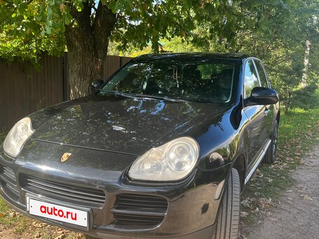2005 Porsche Cayenne I (955), чёрный, 1500000 рублей, вид 4
