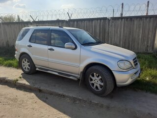 2002 Mercedes-Benz M-Класс 270 I (W163) Рестайлинг, серебристый, 1000000 рублей, вид 2