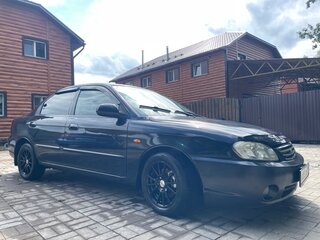 2007 Kia Spectra I Рестайлинг 2, чёрный, 125000 рублей, вид 1