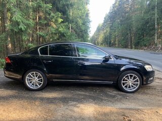 2012 Volkswagen Passat B7, чёрный, 1250000 рублей, вид 3
