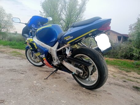 2003 Suzuki GSX-R 600, синий, 450000 рублей, вид 2