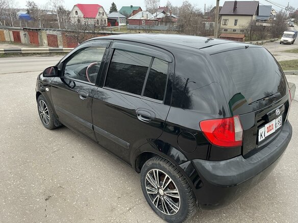2008 Hyundai Getz I Рестайлинг, чёрный, 310000 рублей - вид 6