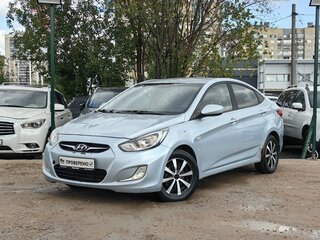 2011 Hyundai Solaris I, серый, 609000 рублей, вид 1