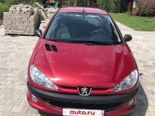2007 Peugeot 206, красный, 380000 рублей, вид 3
