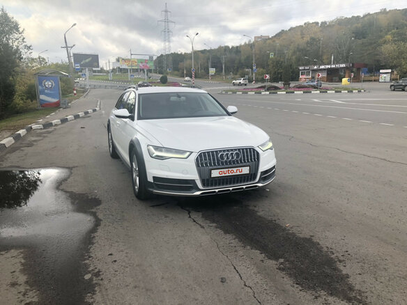2015 Audi A6 allroad III (C7) Рестайлинг, белый - вид 2