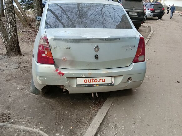 2007 Renault Logan I, серый, 265000 рублей - вид 2