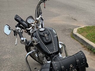 1996 Honda Steed 400, чёрный, 200000 рублей, вид 2
