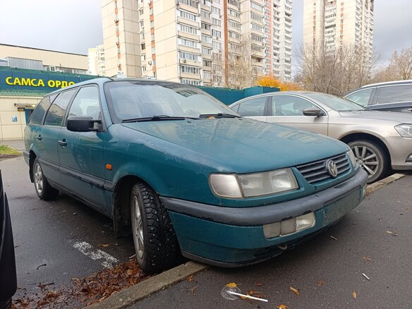 1994 Volkswagen Passat B4, зелёный, 109500 рублей - вид 1