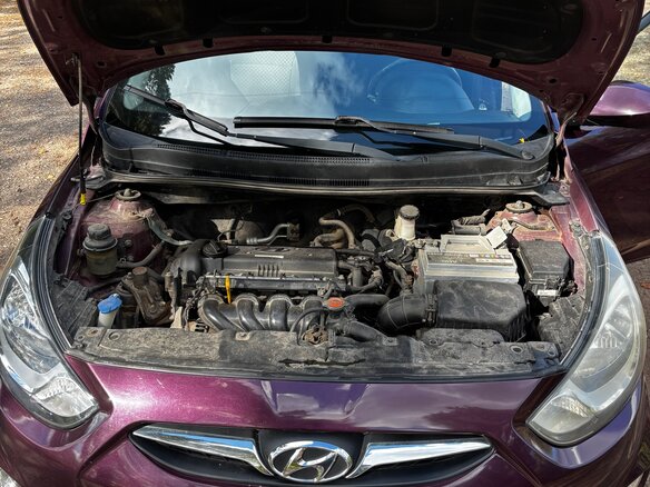 2012 Hyundai Solaris I, фиолетовый - вид 25