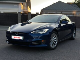 2016 Tesla Model S 75 I Рестайлинг, синий, 1875000 рублей, вид 1