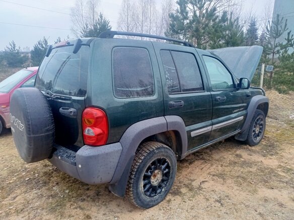 2002 Jeep Liberty (North America) I, зелёный, 600000 рублей - вид 3