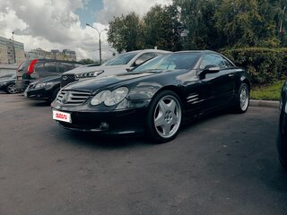 2002 Mercedes-Benz SL-Класс 500 5-speed V (R230), чёрный, 1750000 рублей, вид 1