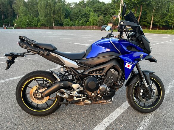 2017 Yamaha MT-09 Tracer (FJ-09), синий, 720000 рублей - вид 11